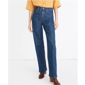 Madewell Women’s Slim Wide leg full length high rise Jeans. Sz: 31